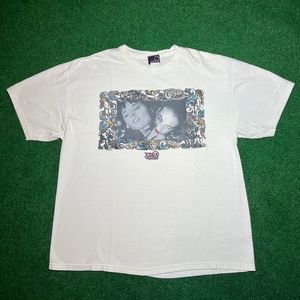 Vintage 90s RARE Xena Girls Just Wanna Have Fun Vampire Fantasy TV Promo T Shirt